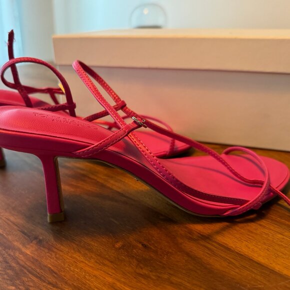Tony Bianco Sandal Acid Pink Heel 7.5 - Picture 1 of 7